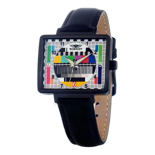 Bobroff Black Leather Watch 1728,67434610848,Black,Bobroff,New with tags,Watches,Watches for Women - Watches,Women Bobroff BOBF0032S014AC