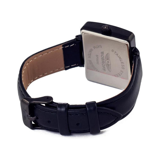 Bobroff Black Leather Watch 1728,67434610848,Black,Bobroff,New with tags,Watches,Watches for Women - Watches,Women Bobroff BOBF0032S014AC