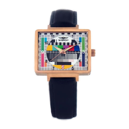 Bobroff Black Leather Watch 1728,67434610848,Black,Bobroff,New with tags,Watches,Watches for Women - Watches,Women Bobroff BOBF0035S014AC