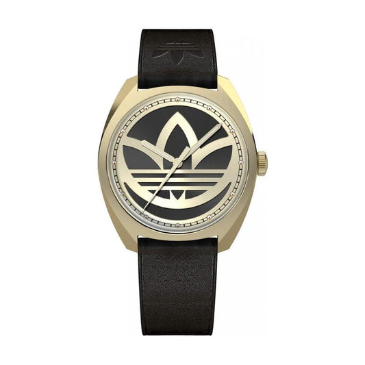 Adidas Black Leather Watch 1728,67434610848,Adidas,Black,New with tags,Watches,Watches for Women - Watches,Women Adidas ADAOFH22512AC