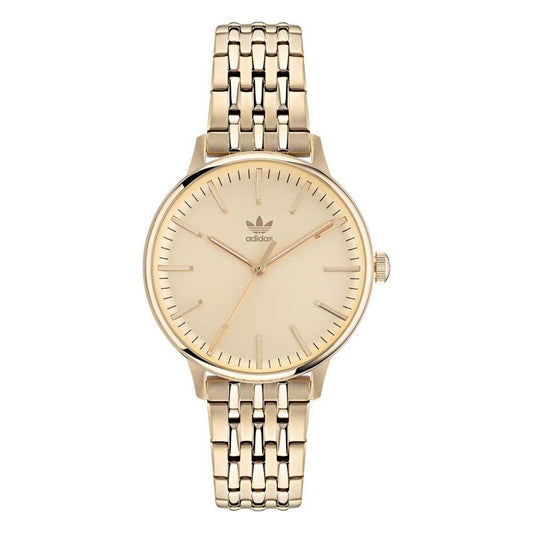 Adidas Gold Stainless Steel Watch 1728,67434610848,Adidas,Gold,New with tags,Watches,Watches for Women - Watches,Women Adidas ADAOSY22066AC