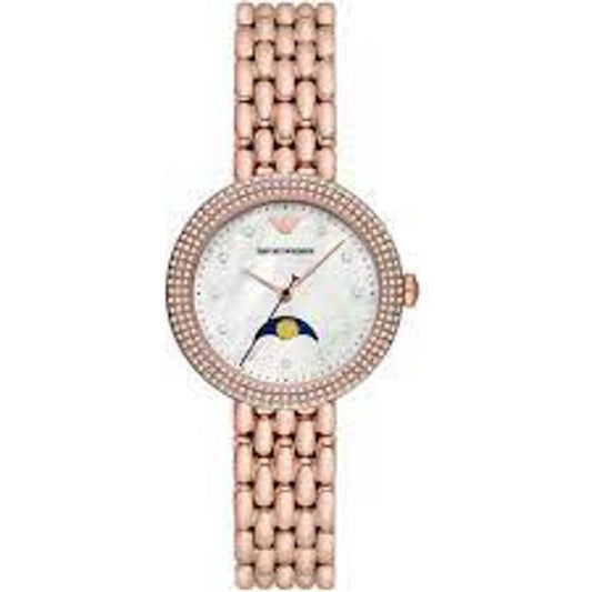 Armani Multicolor Stainless Steel Watch 1728,67434610848,Armani,Multicolor,New with tags,Watches,Watches for Women - Watches,Women Armani ARAR11462AC