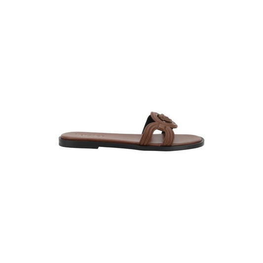 Versace Medusa Sandals 1728,72470364320,Brown,EU36/US6,EU37/US7,New with tags,Sandals - Women - Shoes,Shoes,Versace,Women,Women - Shoes Versace VE-1018364DVT2P1NF00-EU36/US6