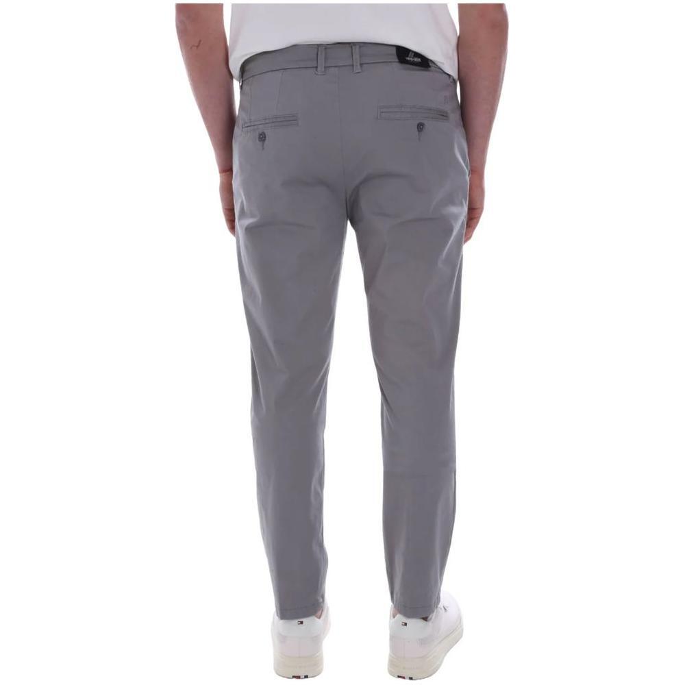 Yes Zee Gray Cotton Jeans & Pant