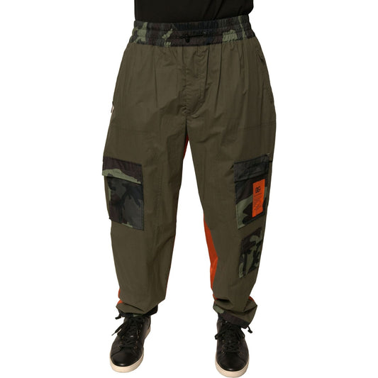 Dolce & Gabbana Multicolor Camouflage Jogger Cargo Pants
