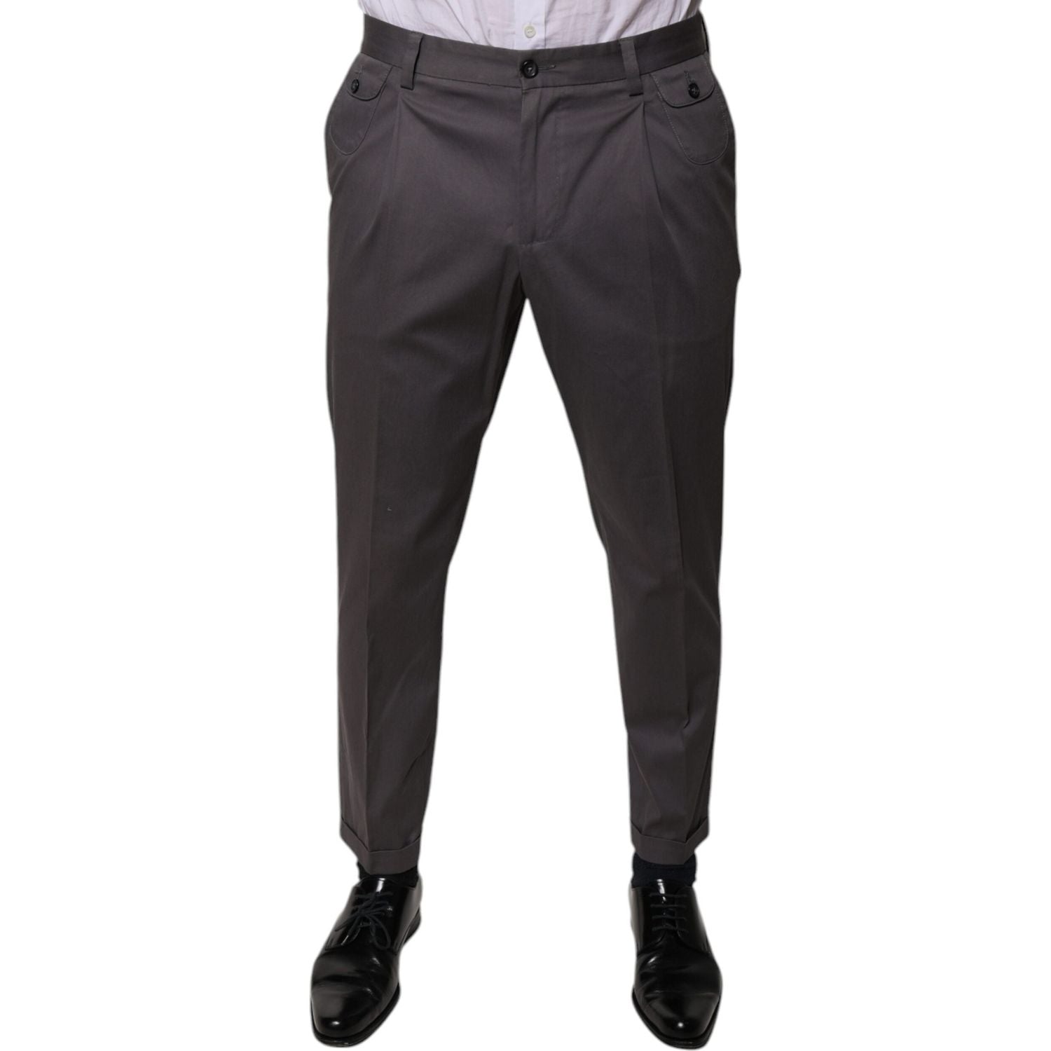 Front view with bag zipped and handles upright.