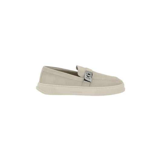 Ferragamo Gancini Loafers 1728,72470364320,Beige,EU39/US6,EU43/US10,Ferragamo,Loafers - Men - Shoes,Men,Men - Shoes,New with tags,Shoes Ferragamo FE-778905004-EU43/US10