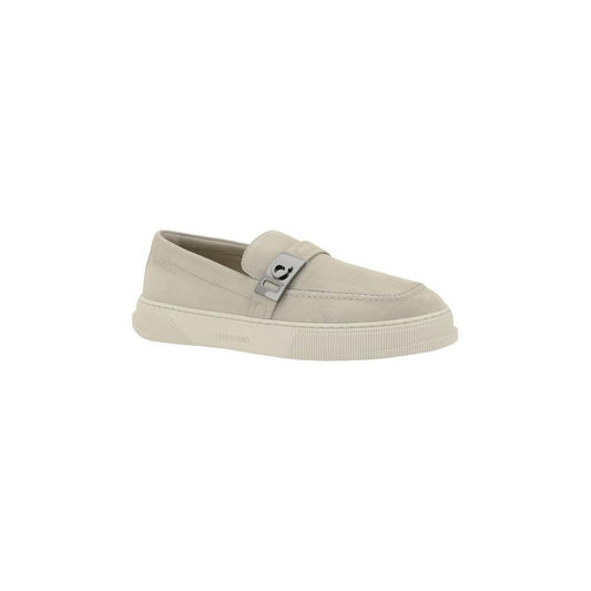 Ferragamo Gancini Loafers 1728,72470364320,Beige,EU39/US6,EU43/US10,Ferragamo,Loafers - Men - Shoes,Men,Men - Shoes,New with tags,Shoes Ferragamo FE-778905004-EU43/US10