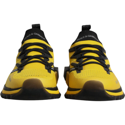 Dolce & Gabbana Yellow SORRENTO Sport Stretch Sneakers Shoes 1728,67345645728,Dolce & Gabbana,EU39/US6,EU41/US8,EU42/US9,Material: 90% Polyester 10% Viscose,Men,Men - Shoes,New with tags,Shoes,Sneakers - Men - Shoes,Yellow Dolce & Gabbana MV6801-39