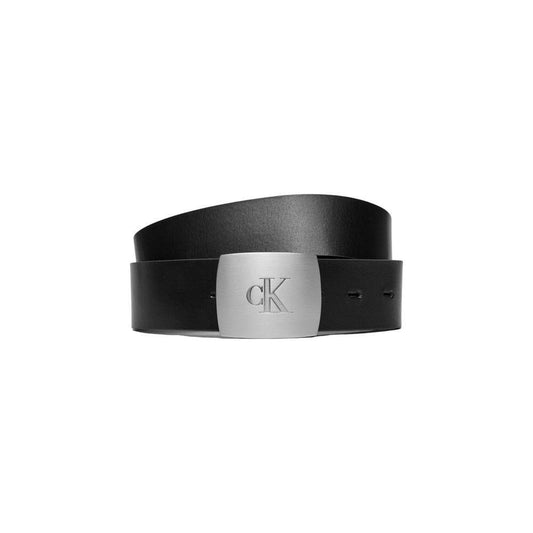 Calvin Klein Jeans Black Leather Belt 1728,71956299936,90 cm / 36 Inches,95 cm / 38 Inches,Accessories,Belts - Men - Accessories,Black,Calvin Klein Jeans,Men,Men - Accessories,New with tags Calvin Klein Jeans CA-16497400009-95 CM / 38 INCHES