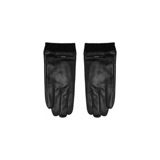 Calvin Klein Black Leather Glove
