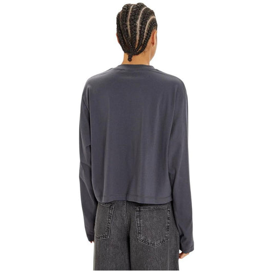 Calvin Klein Jeans Gray Cotton Long Sleeve 1728,71956299936,Calvin Klein Jeans,Clothing,Gray,IT38|XS,IT40|S,IT42|M,New with tags,Tops & T-Shirts - Women - Clothing,Women,Women - Clothing,XL Calvin Klein Jeans CA-16504100138-IT38|XS