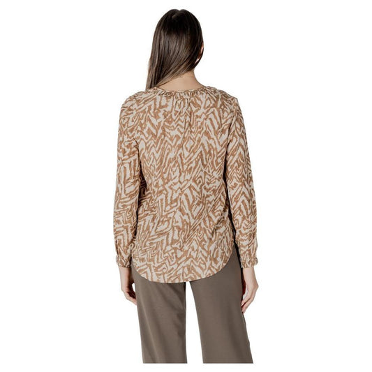 Street One Beige Viscose Shirt 1728,34 | XXS,71956299936,Beige,Clothing,IT40|S,IT42|M,New with tags,Shirts - Women - Clothing,Street One,Women,Women - Clothing Street One ST-16348000127-34 | XXS