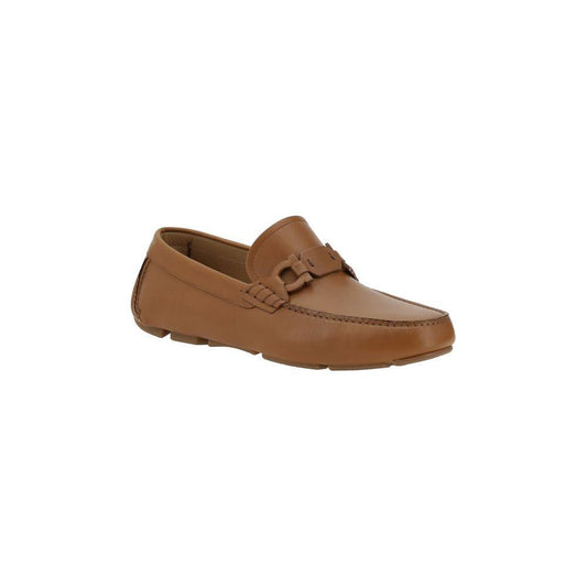 Ferragamo Ornament Driver Loafers 1728,72470364320,Brown,Casual - Men - Shoes,EU39/US6,EU40/US7,Ferragamo,Men,Men - Shoes,New with tags,Shoes Ferragamo FE-782411007-EU40/US7