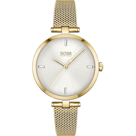 Hugo Boss Gold Stainless Steel Watch 1728,67434610848,Gold,Hugo Boss,New with tags,Watches,Watches for Women - Watches,Women Hugo Boss BO1502586AC