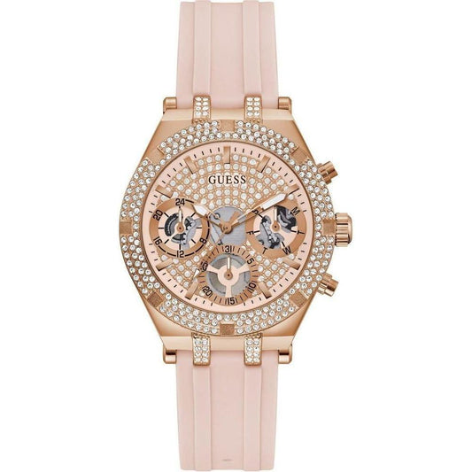 Guess Multicolor Synthetic Watch 1728,67434610848,Guess,Multicolor,New with tags,Watches,Watches for Women - Watches,Women Guess GUGW0407L3AC
