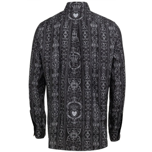 Dolce & Gabbana Gray Silk Shirt 1728,43,67397976224,Clothing,Dolce & Gabbana,Gray,Men,Men - Clothing,New with tags,Shirts - Men - Clothing Dolce & Gabbana DO-831966220044709-43