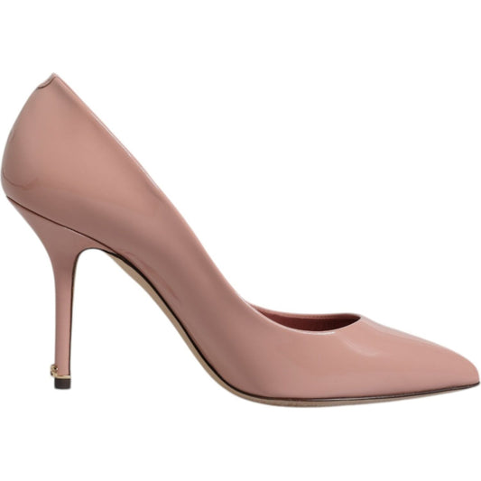 Dolce & Gabbana Pink Patent Leather Stiletto Heel Pumps Shoes 1728,67345645728,Dolce & Gabbana,EU36/US6,Material: 100% Patent Leather,Pink,Preowned / Defect,Pumps - Women - Shoes,Shoes,Women,Women - Shoes Dolce & Gabbana LA12443-36