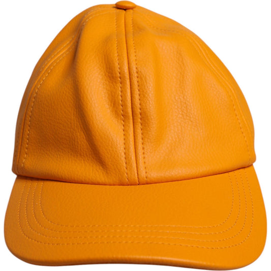 Dolce & Gabbana Orange Cotton 6 Panels Baseball Cap 1728,58 cm|M,67345645728,Accessories,Dolce & Gabbana,Hats & Caps - Men - Accessories,Material: 97% Cotton 3% Elastane,Men,Men - Accessories,New with tags,Orange Dolce & Gabbana HAT9720-58