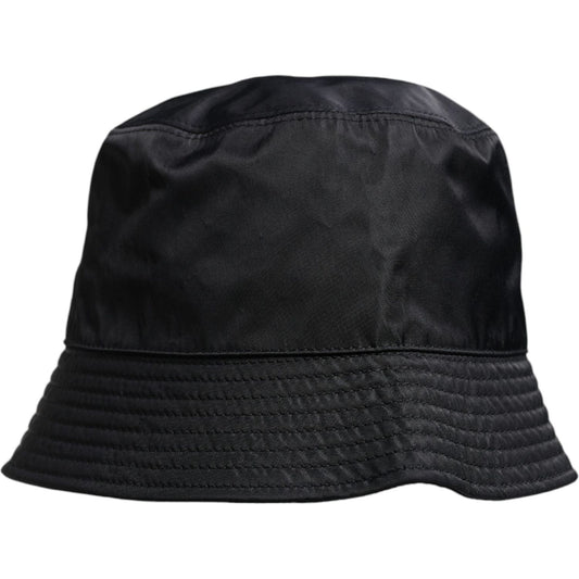 Dolce & Gabbana Black Cotton Wide Brim Bucket Hat 1728,58 cm|M,59 cm|L,67345645728,Accessories,Black,Dolce & Gabbana,Hats & Caps - Men - Accessories,Material: 100% Cotton,Men,Men - Accessories,New with tags Dolce & Gabbana HAT9791-58