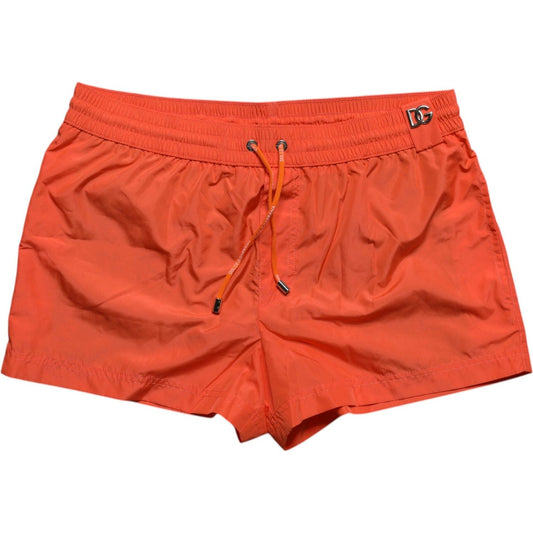 Dolce & Gabbana Orange Polyester Beachwear Shorts 2Pc Swimwear 1728,67345645728,Clothing,Dolce & Gabbana,IT6| L,Material: 100% Polyester,Men,Men - Clothing,New with tags,Orange,Swimwear - Men - Clothing Dolce & Gabbana BIK1897-6