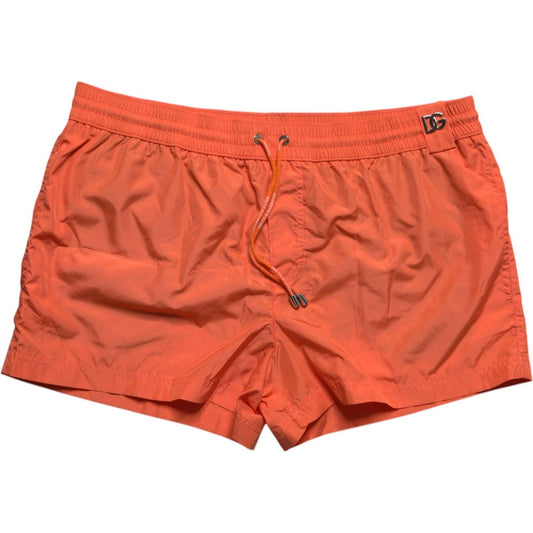 Dolce & Gabbana Orange Polyester Beachwear Shorts 2Pc Swimwear 1728,67345645728,Clothing,Dolce & Gabbana,IT6| L,Material: 100% Polyester,Men,Men - Clothing,New with tags,Orange,Swimwear - Men - Clothing Dolce & Gabbana BIK1914-6