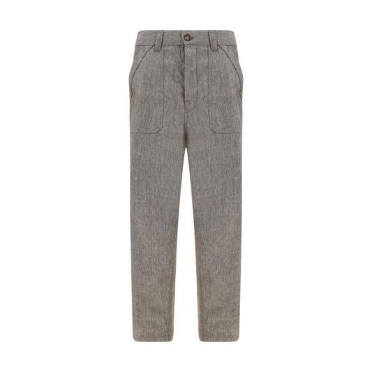 Brunello Cucinelli Linen Pants 1728,72470364320,Brown,Brunello Cucinelli,Clothing,IT50 | L,Jeans & Pants - Men - Clothing,Men,Men - Clothing,New with tags Brunello Cucinelli BR-MH251S2470C024-IT50 | L