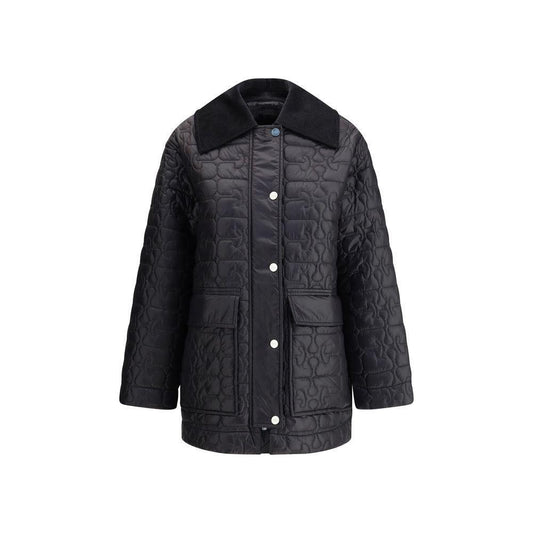 Ganni Glossy finish Down Jacket 1728,72470364320,Clothing,Ganni,Gray,Jackets & Coats - Women - Clothing,New with tags,S-M,Women,Women - Clothing,XXS/XS Ganni GA-W0343252-XXS/XS