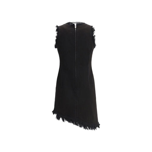 Ferragamo Fringed mini Dress 1728,72470364320,Black,Clothing,Dresses - Women - Clothing,Ferragamo,IT42 | L,New with tags,Women,Women - Clothing Ferragamo FE-782644002-IT42 | L