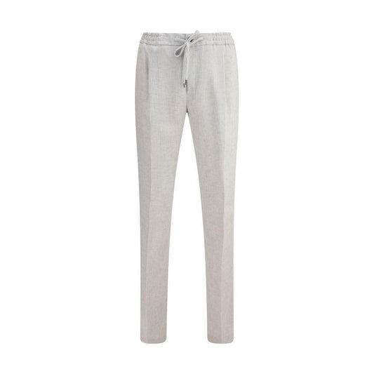 PT Torino Linen Pants 1728,72470364320,Clothing,Gray,IT50 | L,Jeans & Pants - Men - Clothing,Men,Men - Clothing,New with tags,PT Torino PT Torino PT-COTSCNZA0CL1BB580200-IT50 | L