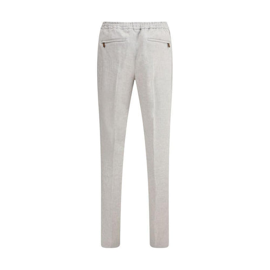 PT Torino Linen Pants 1728,72470364320,Clothing,Gray,IT50 | L,Jeans & Pants - Men - Clothing,Men,Men - Clothing,New with tags,PT Torino PT Torino PT-COTSCNZA0CL1BB580200-IT50 | L