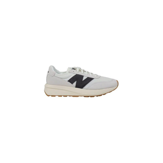 New Balance White Suede Leather Sneaker