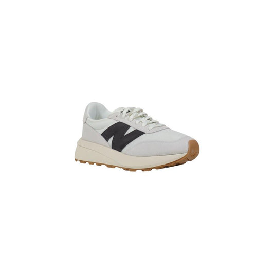 New Balance White Suede Leather Sneaker