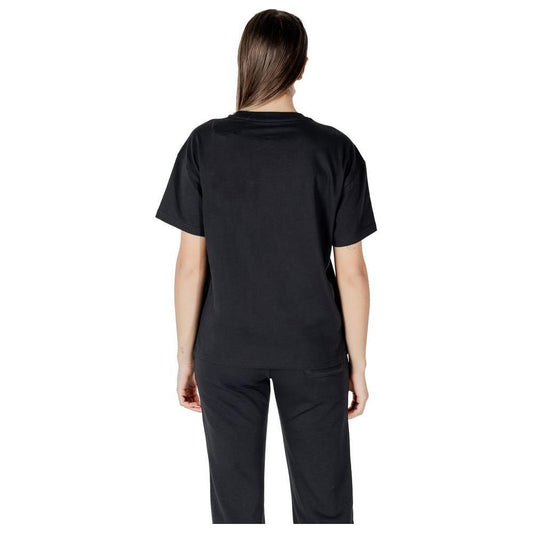 Converse Black Cotton Tops & T-Shirt