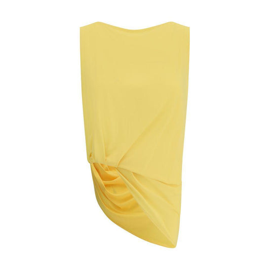 Jacquemus Le Haut Peplo Top 1728,72470364320,Clothing,Jacquemus,New with tags,S,Tops & T-Shirts - Women - Clothing,Women,Women - Clothing,Yellow Jacquemus JA-251TO1222381250-S