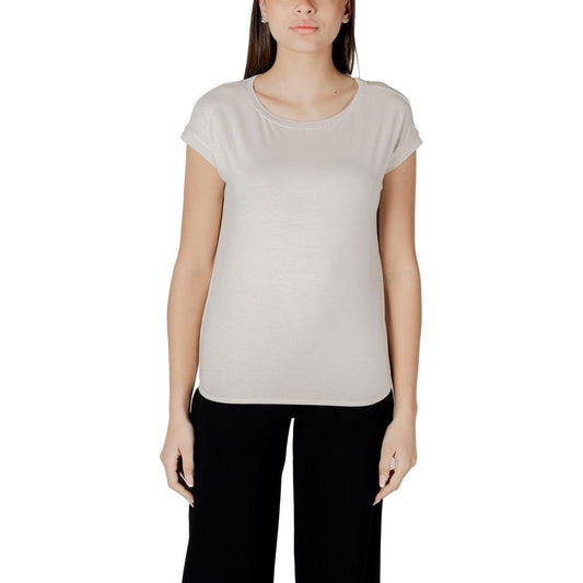 Street One Beige Viscose T-Shirt 1728,71956299936,Beige,Clothing,IT36|XXS,IT38|XS,IT40|S,New with tags,Street One,Tops & T-Shirts - Women - Clothing,Women,Women - Clothing Street One ST-16577402507-IT36|XXS