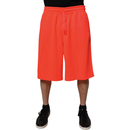 Dolce & Gabbana Red Polyester Mid Waist Men Bermuda Shorts 1728,67345645728,Clothing,Dolce & Gabbana,IT50 | L,Material: 100% Polyester,Men,Men - Clothing,Preowned / Defect,Red,Shorts - Men - Clothing Dolce & Gabbana PAN75718-50