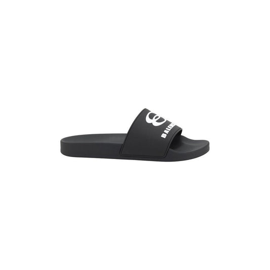 Balenciaga Logo Slippers 1728,72470364320,Balenciaga,Black,EU40/US7,Men,Men - Shoes,New with tags,Sandals - Men - Shoes,Shoes Balenciaga BA-689031W1SA61090-EU40/US7