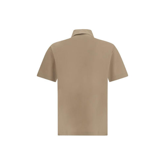 Ferragamo Logoed Polo Shirt 1728,72470364320,Beige,Clothing,Ferragamo,Men,Men - Clothing,New with tags,Polo Shirt - Men - Clothing,S Ferragamo FE-782780004-S