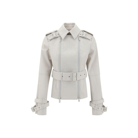 Burberry Cotton Jacket 1728,72470364320,8,Beige,Burberry,Clothing,Jackets & Coats - Women - Clothing,New with tags,Women,Women - Clothing Burberry BU-8105791C2388-8