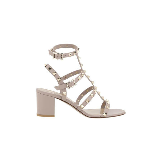 Valentino Garavani Rockstud Pumps 1728,72470364320,Beige,EU37/US7,New with tags,Sandals - Women - Shoes,Shoes,Valentino Garavani,Women,Women - Shoes Valentino Garavani VA-6W0S0491VBPP45-EU37/US7