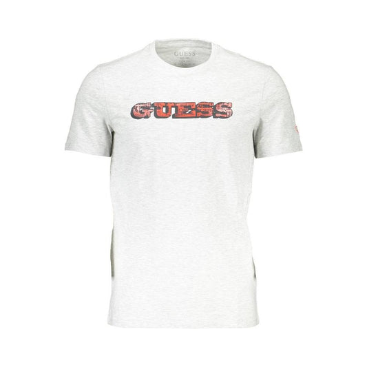 Guess Jeans Gray Cotton Men T-Shirt 1728,67403481248,Clothing,Gray,Guess Jeans,Men,Men - Clothing,New with tags,T-Shirts - Men - Clothing,XXL Guess Jeans GU-1537-XXL