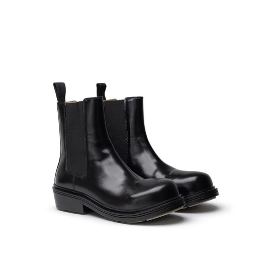 Bottega Veneta Black Leather Boot 1728,67397976224,Black,Boots - Men - Shoes,Bottega Veneta,EU42/US9,Men,Men - Shoes,New with tags,Shoes Bottega Veneta BO-8429676-EU42/US9