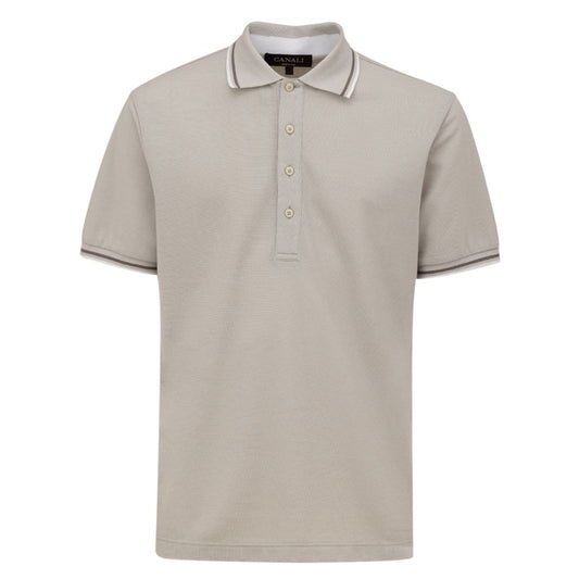 Canali Gray Cotton Polo Shirt 1728,67397976224,Canali,Clothing,Gray,IT48 | M,Men,Men - Clothing,New with tags,Polo Shirt - Men - Clothing Canali CA-8617662-IT48 | M