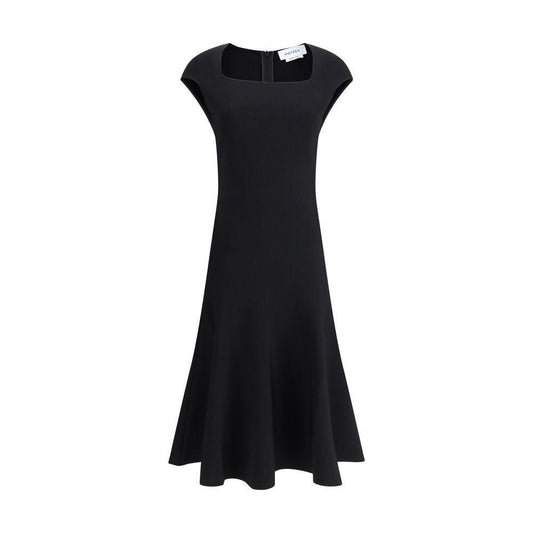 Alexander McQueen Flared mini Dress 1728,72470364320,Alexander McQueen,Black,Clothing,Dresses - Women - Clothing,L,M,New with tags,Women,Women - Clothing Alexander McQueen AL-829730Q1BDC1000-L