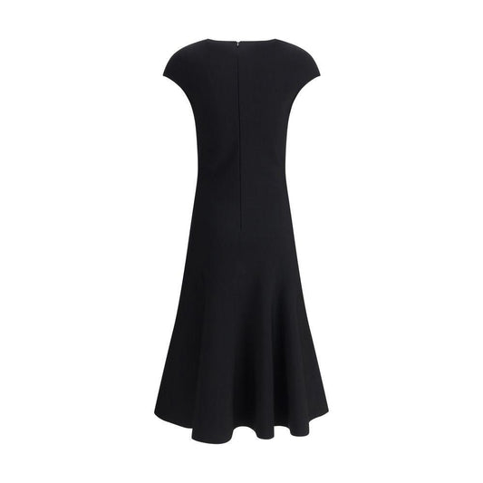 Alexander McQueen Flared mini Dress 1728,72470364320,Alexander McQueen,Black,Clothing,Dresses - Women - Clothing,L,M,New with tags,Women,Women - Clothing Alexander McQueen AL-829730Q1BDC1000-L