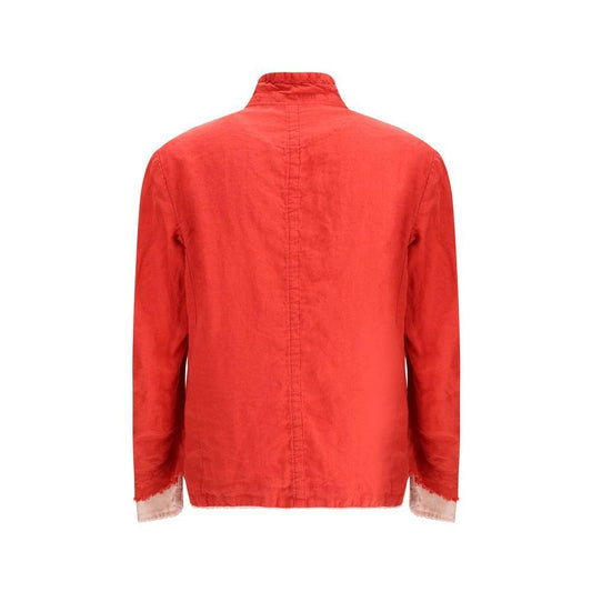 Undercover Linen Jacket 1728,2,3,72470364320,Clothing,Jackets - Men - Clothing,Men,Men - Clothing,New with tags,Red,Undercover Undercover UN-UC1E41033RED-3