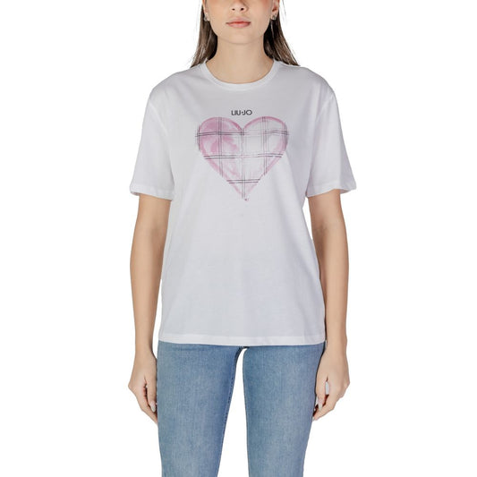 Liu Jo White Cotton Tops & T-Shirt