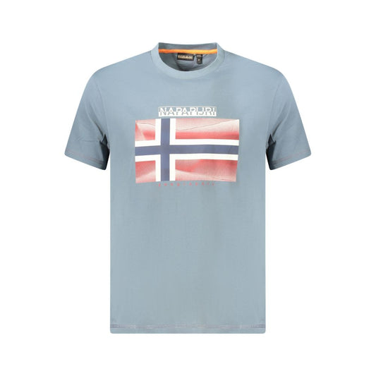 Napapijri Brown Cotton Men T-Shirt