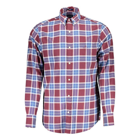 Gant Purple Cotton Men Shirt 1728,67403481248,Clothing,Gant,Men,Men - Clothing,New with tags,Purple,S,Shirts - Men - Clothing Gant GA-6848-S